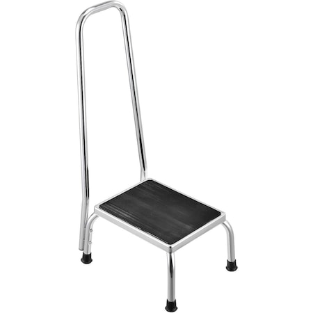 Global Industrial Medical Step Stool with 36-1/4H  Handrail, Non-Skid Rubber Footstool Platform B2181733